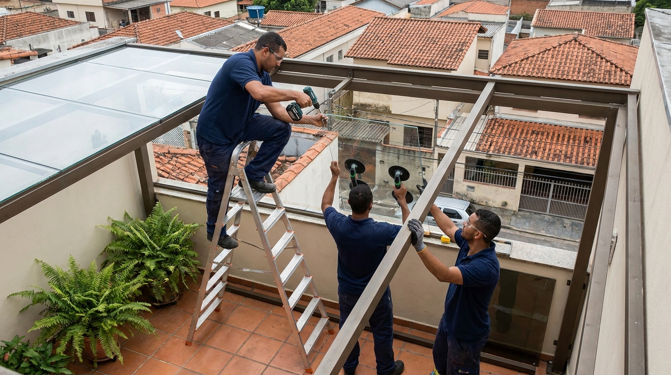 Cobertura de Vidro em Boa Vista‑RR